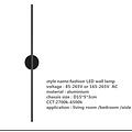 Homelighting Viola SE LED 80 - Modern wall lamp for stylish lighting