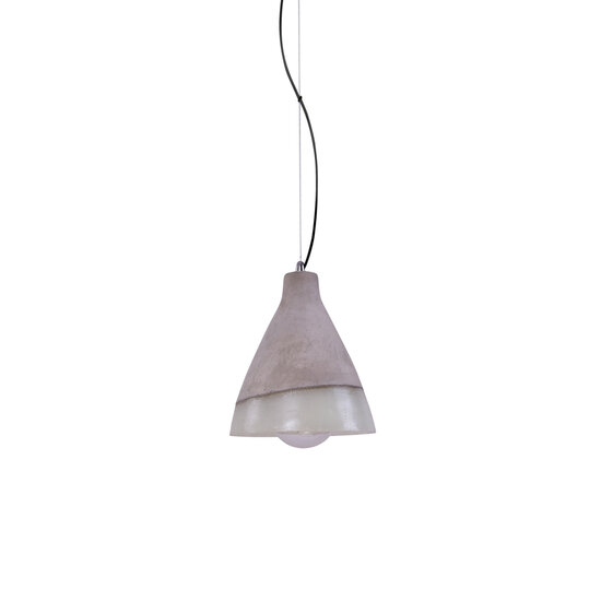 Homelighting Lite SE 154-160 - Lámpara colgante de cemento gris vintage para una iluminación acogedora