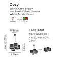 Homelighting Cozy SE21-WGBB-90 - Modern ceiling lamp for a warm atmosphere