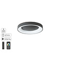 Homelighting Amaya SE LED 60 - Lampe de plafond noire moderne pour tous les espaces