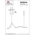 Homelighting Krishna SE LED 120 - Moderne schwarze Pendelleuchte für stilvolle Beleuchtung