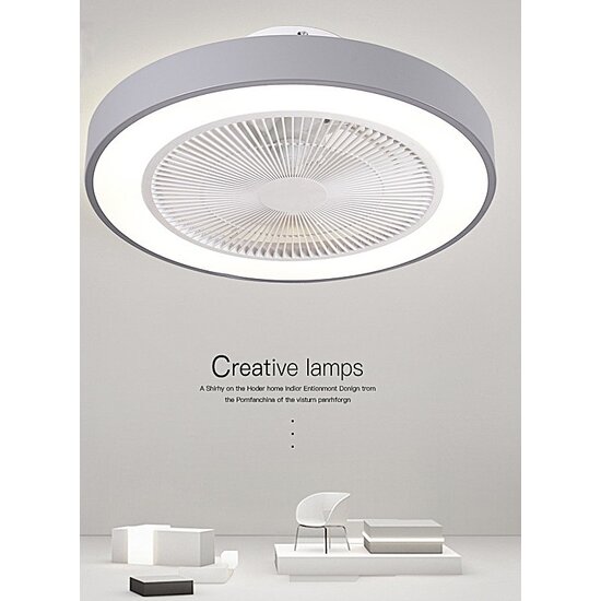 Homelighting Marco SE LED F50 - Ventilador moderno con control inteligente