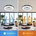 Homelighting Marco SE LED F50 - Ventilador de techo moderno con control inteligente