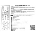 Homelighting Marco SE LED F50 - Modern ceiling fan with smart control