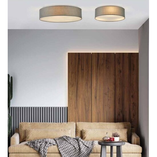 Homelighting Cozy SE21-GR-50 - Modern grijs hanglamp voor sfeervolle verlichting