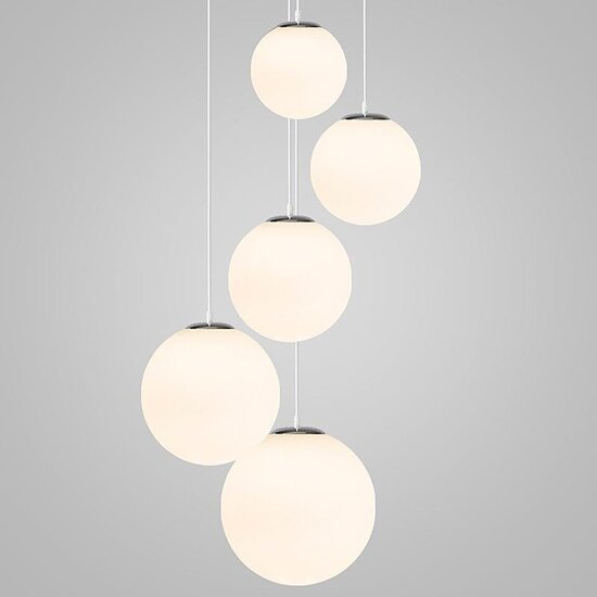 Homelighting Alessia SE1120-1-OP - Handmade white opal pendant lamp