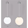 Homelighting Alessia SE1130-1-OP - Handgemaakte witte opaal hanglamp