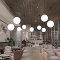 Homelighting Alessia SE1130-1-OP - Handgefertigte weiße Opal Pendelleuchte