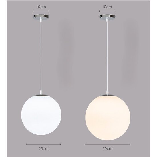 Homelighting Alessia SE1520-4 - Suspension moderne avec verre opale
