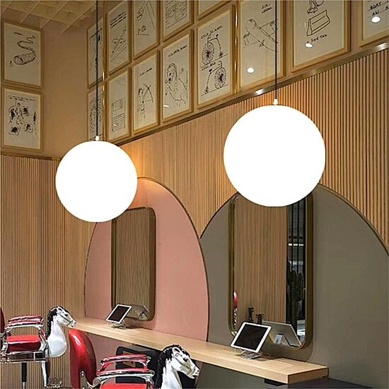 Homelighting Alessia SE1520-4 - Lámpara colgante moderna con vidrio opal