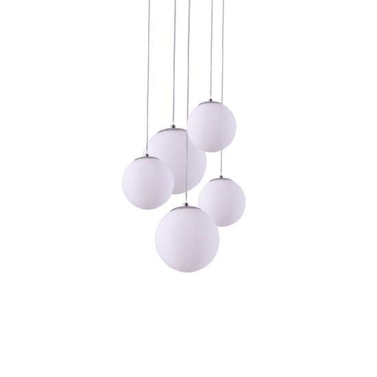 Homelighting Alessia SE1520-5 - Suspension moderne avec verre opale