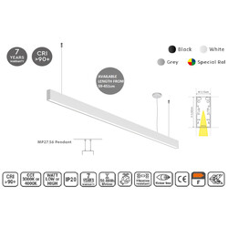 Homelighting MP27.56P-339-H-3-O-OF-WH 27.5x56mm 339cm