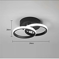 Homelighting Rocco SE LED 26 - Moderner Deckenleuchte mit 3CCT-Funktion