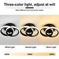 Homelighting Rocco SE LED 26 - Moderne plafondlamp met 3CCT functie