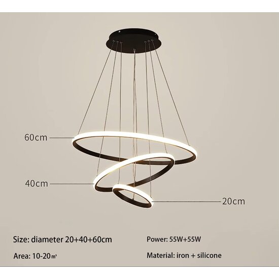 Homelighting Damita SE LED 60 60-40-20x100cm 70W - Modernes Design für stilvolle Beleuchtung