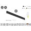 Masterlighting Homelighting MP27.70C-367-S-3-O-OF-BL 27.5x70mm 367cm - Iluminación ideal para espacios industriales