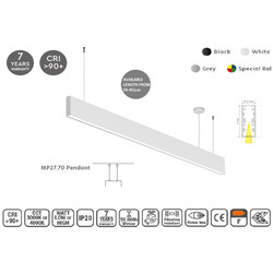 Homelighting MP27.70P-199-H-3-O-OF-WH 27.5x70mm 199cm