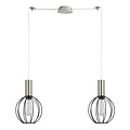 Homelighting Adept Tube SE21-NM-4-NM2-GR2 - Lampe suspendue industrielle élégante