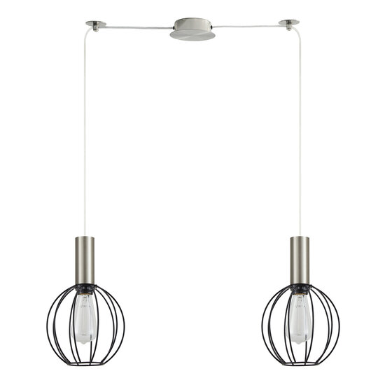 Homelighting Adept Tube SE21-NM-4-NM2-GR2 - Stilvolle industrielle Pendelleuchte