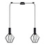 Homelighting Adept Tube SE21-BL-4-BL2-GR1 - Lámpara colgante industrial elegante para cualquier espacio
