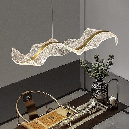 Homelighting Velora Satin SE LED 120 - Lámpara colgante moderna para una iluminación elegante
