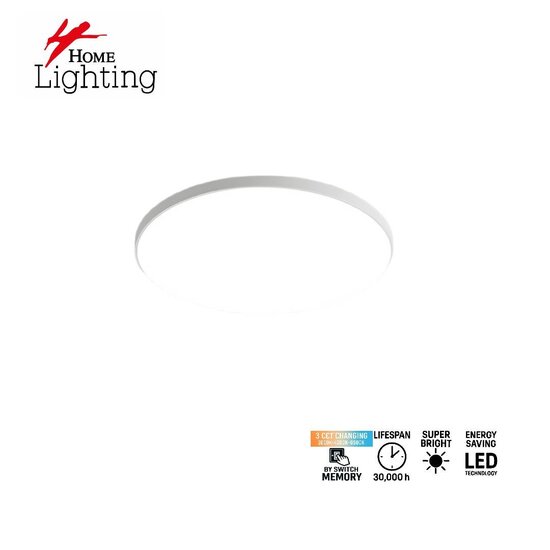 Homelighting Rondo SE LED 47 - Modern ceiling lamp with versatile light settings