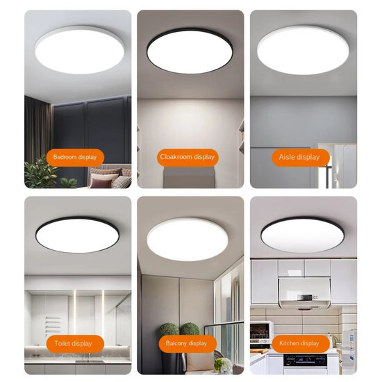 Homelighting Rondo SE LED 47 - Lámpara de techo moderna con opciones de luz versátiles