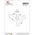 Homelighting Shevy KQ 2626/3 - Modern ceiling lamp for stylish lighting