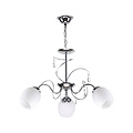 Homelighting Ferrow KQ 2221/3 - Elegant metal pendant lamp with opal glass