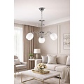 Homelighting Ferrow KQ 2221/3 - Elegante lámpara colgante de metal con vidrio opal