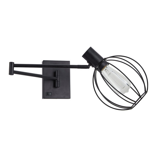 Homelighting Adept SE21-BL-52-GR2 - Lámpara de pared elegante para un estilo industrial