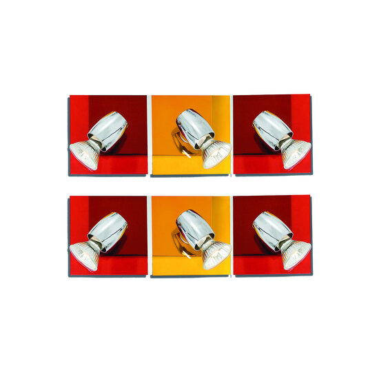 Homelighting Colours GU1094J-3B - Applique murale moderne avec verres colorés