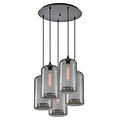 Homelighting Feint SE21-SM-19-30-5BL - Lámpara colgante moderna para una iluminación elegante