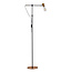 Homelighting SE21-GM-39 ADEPT GOLD MATT & BLACK FLOOR LAMP - Ideal für eine industrielle Atmosphäre in Ihrem Wohnzimmer