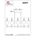 Homelighting Adept SE21-NM-120-SH1 - Modern pendant lamp for stylish lighting