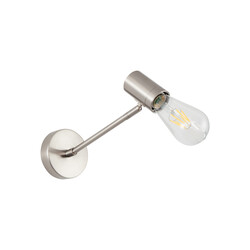 SE21-NM-22 ADEPT NICKEL MATT WALL LAMP