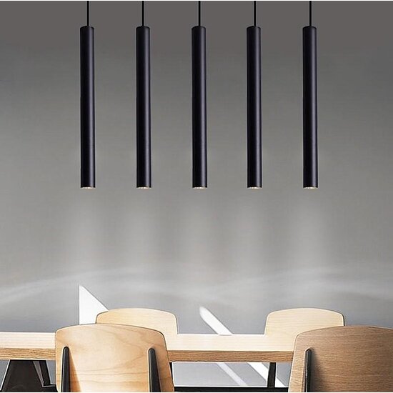 Homelighting Adept Tube SE21-BL-5 - Lampe suspendue moderne pour un éclairage stylé
