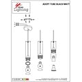Homelighting Adept Tube SE21-BL-5 - Modern pendant lamp for stylish lighting