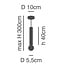 Homelighting Adept Tube SE21-NM-5 - Modern pendant lamp for stylish lighting