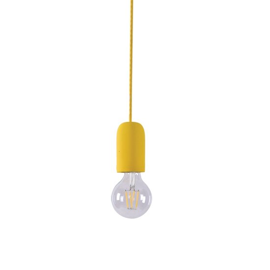 Homelighting Iris SE 149-YE - Moderne cement hanglamp in geel