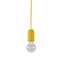 Homelighting Iris SE 149-YE - Lámpara colgante moderna de cemento en amarillo