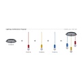 Homelighting Iris SE 149-YE - Moderne Zement Pendelleuchte in Gelb