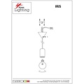 Homelighting Iris SE 149-WH - Lámpara colgante moderna de cemento para cualquier espacio