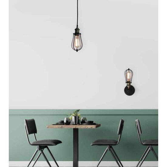 Homelighting Tuko KS2047P-1BK - Stylish industrial pendant lamp for any space