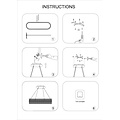 Homelighting Solina Rectangle SE LED 80 - Moderne Pendelleuchte für stilvolle Beleuchtung