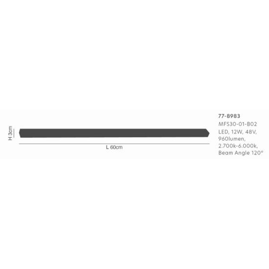 Homelighting Magnetic Flex MFS30-01-B02 - Modern en dimbaar voor elke ruimte