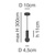 Homelighting Adept Tube SE21-BL-4