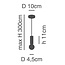 Homelighting Adept Tube SE21-NM-4 - Design moderne pour un éclairage élégant