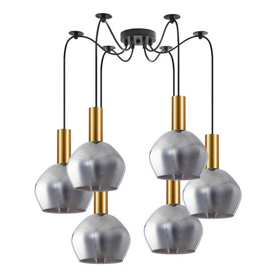 Homelighting Adept Tube SE21-GM-4-BL6-GL2 - Diseño moderno para una iluminación elegante