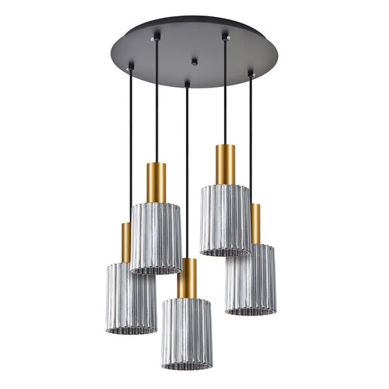 Homelighting Adept Tube SE21-GM-4-5BL-GL1 - Modern pendant lamp for stylish lighting